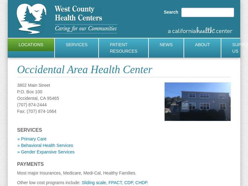 Occidental Area Health Center