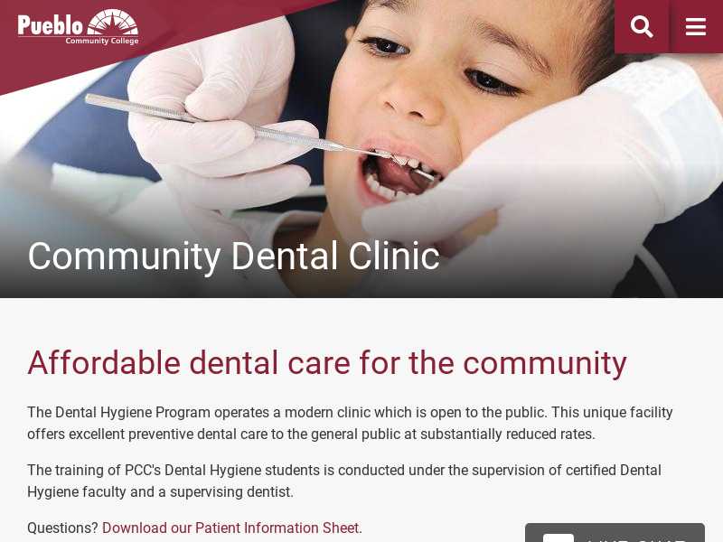 Pueblo Community College - Dental Hygiene Clinic
