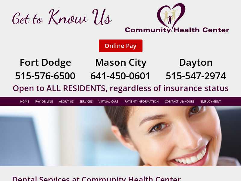 Community Health Center of Fort Dodge - Dental Services