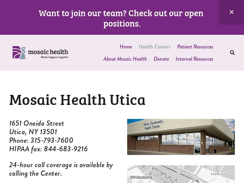 RPCN Utica Community Health Center