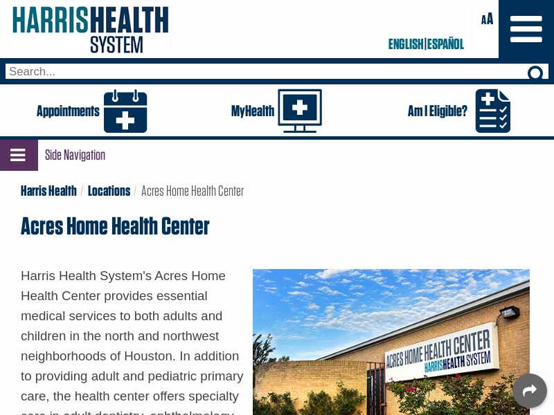 Acres Home Health Center Dental Clinic