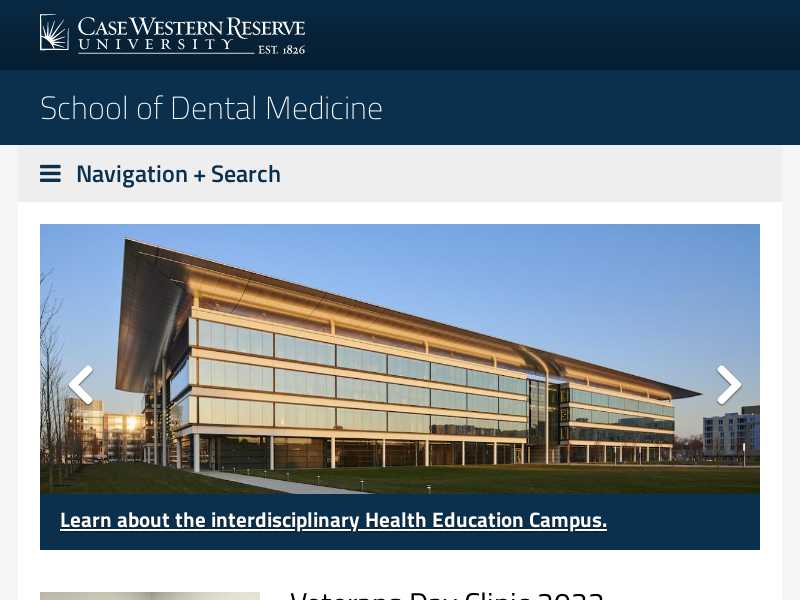 Case Western School of Dental Medicine Community Dental Clinic
